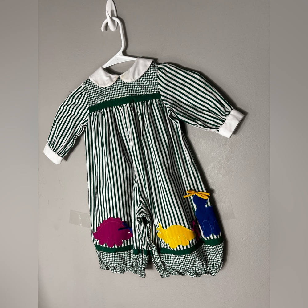 Nannette Vintage romper size 6-9 months cotton